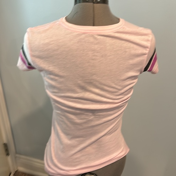 Women’s pink David and Goliath graphic print tee short sleeve sz small - Picture 3 of 6